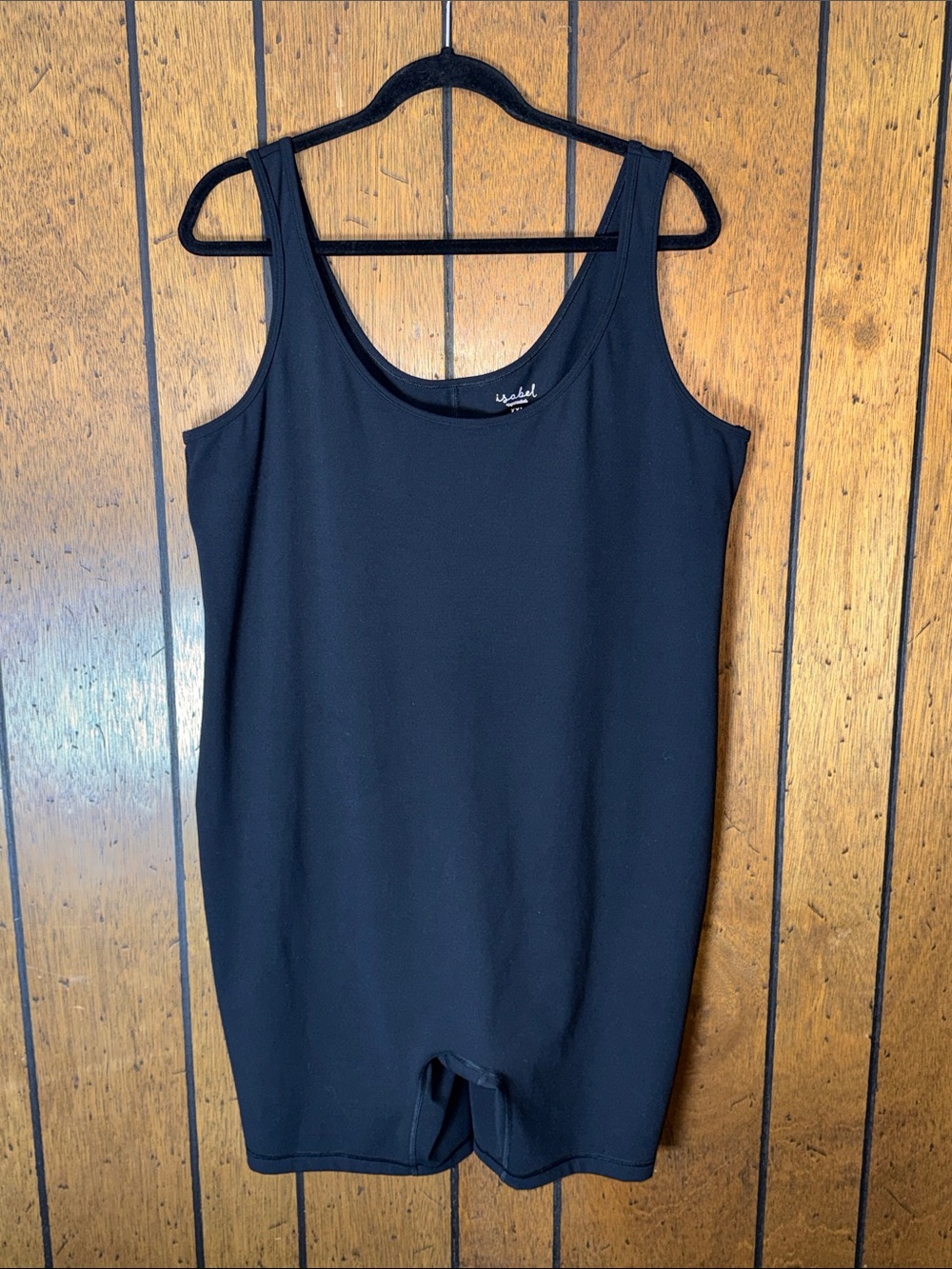 Ingrid & Isabel Black Tank Romper